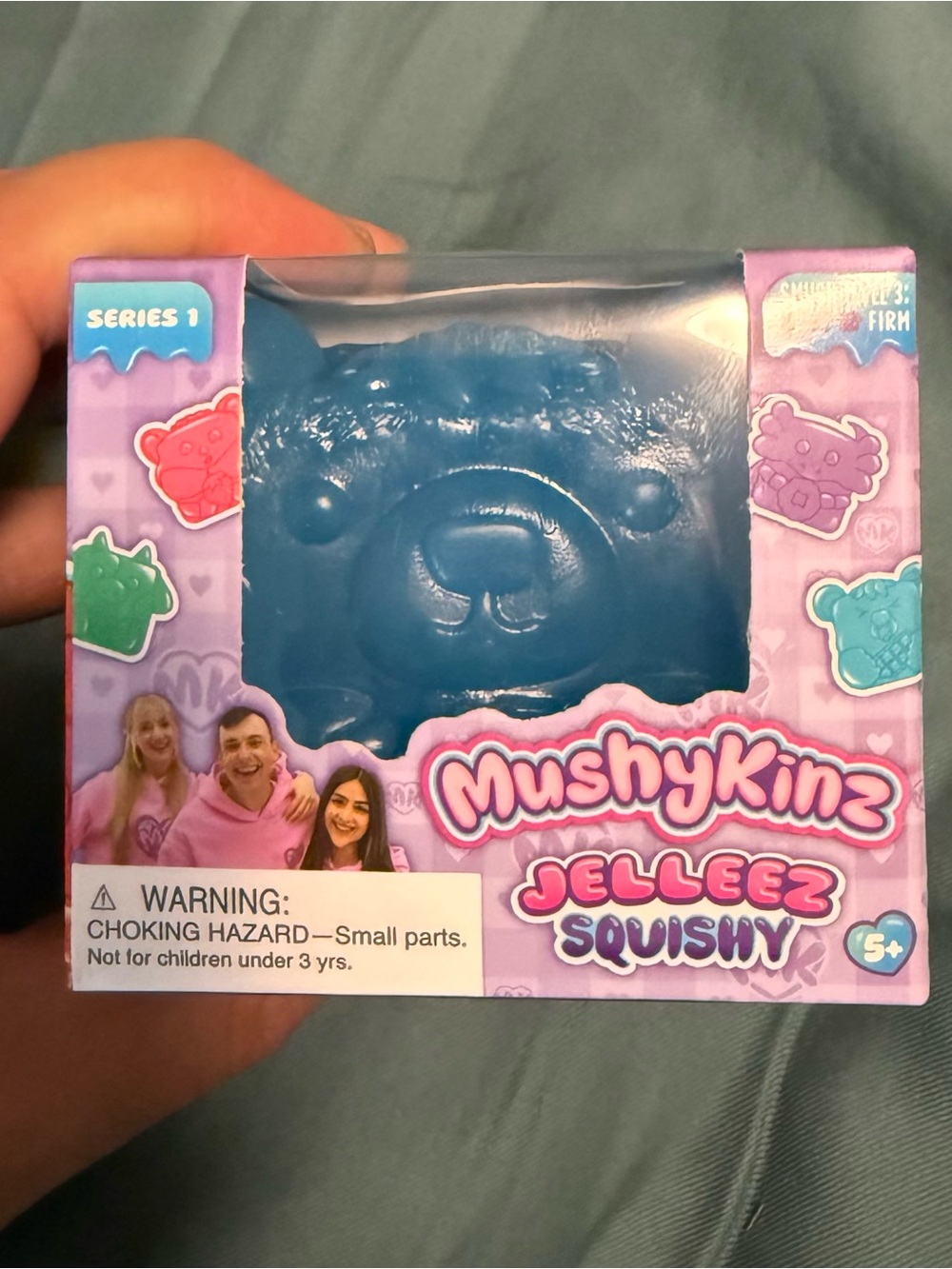 Jelleez Squishy Blue Bear - Soft Collectible Toy
